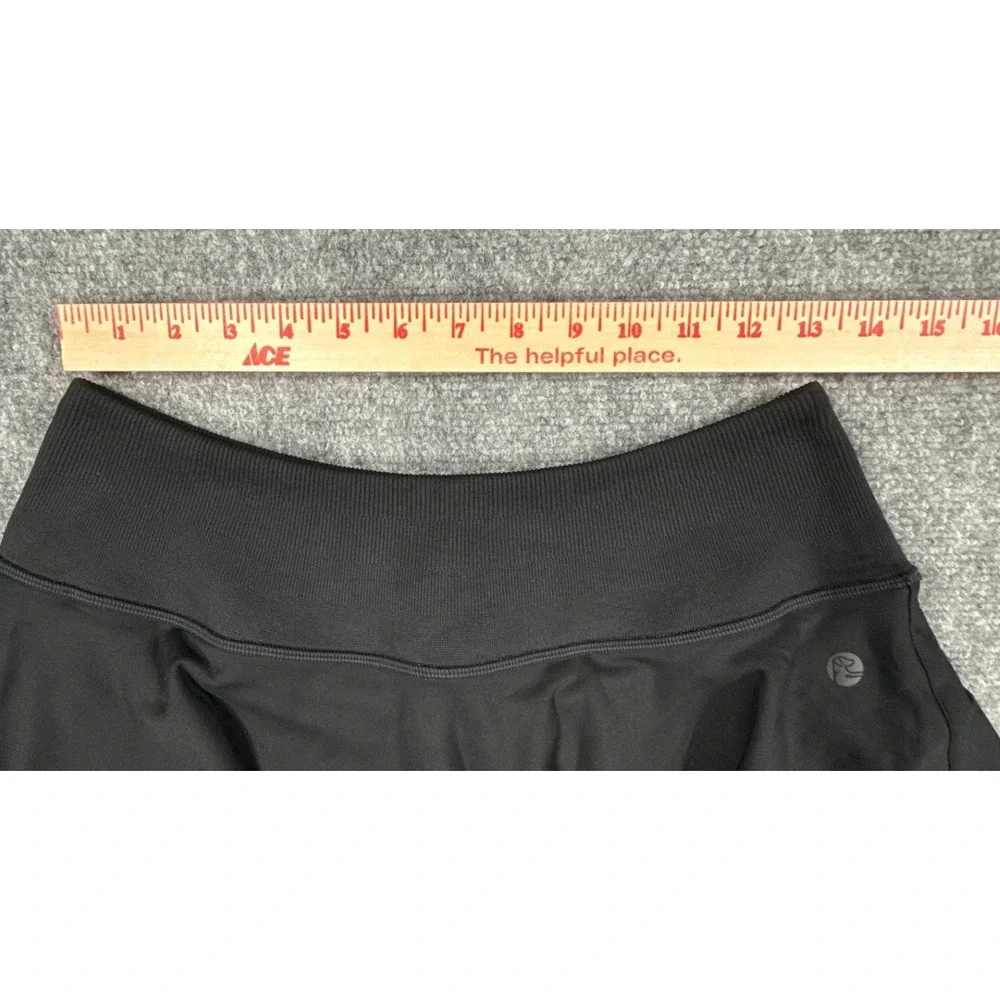 Rhoback Womens Size Medium Black Tiered Ruffle Active Golf Tennis Skort - Picture 10 of 14